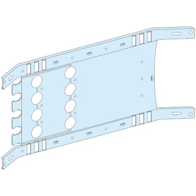 LVS03452 - Kinnitusplaat, PrismaSeT P, Vigi NSX/CVS 4P 630A jaoks, horisontaalne fikseeritud, pöörang, W650mm - Schneider Electric - Kinnitusplaat, PrismaSeT P, Vigi NSX/CVS 4P 630A jaoks, horisontaalne fikseeritud, pöörang, W650mm - Schneider Electric - 0