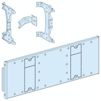 LVS03504 - Kinnitusplaat, PrismaSeT P, EasyPact EZCV250 3P/4P jaoks, vertikaalne/ horisontaalne, fikseeritud, lülitatav, W650mm - Schneider Electric - Kinnitusplaat, PrismaSeT P, EasyPact EZCV250 3P/4P jaoks, vertikaalne/ horisontaalne, fikseeritud, lülitatav, W650mm - Schneider Electric - 0