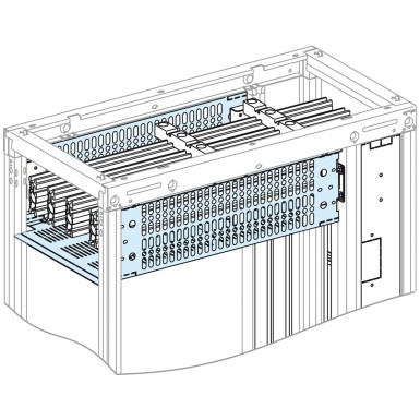 LVS04963 - Vaheseinaplaat, PrismaSeT P, vorm 2, 4M, eesmine ja tagumine horisontaalne vahesein, kappidele W300, D600 - Schneider Electric - Vaheseinaplaat, PrismaSeT P, vorm 2, 4M, eesmine ja tagumine horisontaalne vahesein, kappidele W300, D600 - Schneider Electric - 0