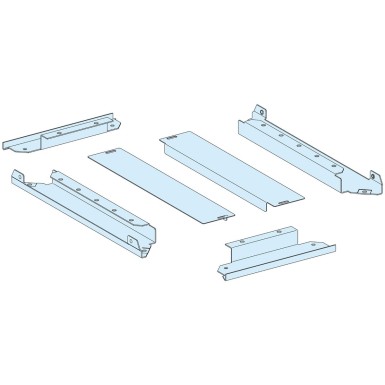 LVS08493 - Torustikuplaat, PrismaSeT P, kaheosaline torustikuplaat, korpusele W300mm, D400mm, IP31, valge, RAL 9003 - Schneider Electric - Torustikuplaat, PrismaSeT P, kaheosaline torustikuplaat, korpusele W300mm, D400mm, IP31, valge, RAL 9003 - Schneider Electric - 0