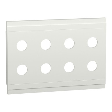 LVS08862 - PrismaSeT G Active - plaat 210 x 150 - 8 augu läbimõõt 22 mm - IP55 - RAL9003 - Schneider Electric - PrismaSeT G Active - plaat 210 x 150 - 8 augu läbimõõt 22 mm - IP55 - RAL9003 - Schneider Electric - 0