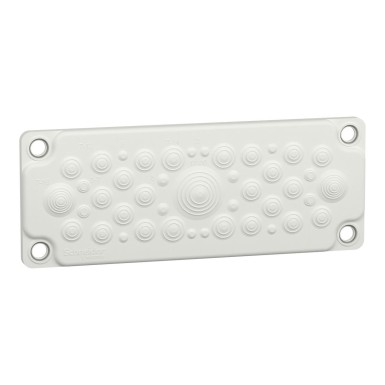 LVS08896 - Membraanplaat, PrismaSeT G, membraanitüüp, 35 sisselaskeava diameetriga 5 kuni 32 mm, isoleeritud, IP30 kuni IP55, valge, RAL 9003 - Schneider Electric - Membraanplaat, PrismaSeT G, membraanitüüp, 35 sisselaskeava diameetriga 5 kuni 32 mm, isoleeritud, IP30 kuni IP55, valge, RAL 9003 - Schneider Electric - 0