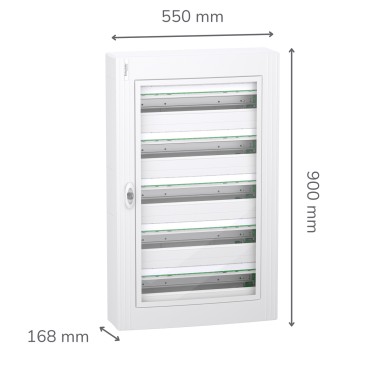 LVSXM524 - PrismaSeT XS Surf 5R24M Transp Door 1TB - Schneider Electric - PrismaSeT XS Surf 5R24M Transp Door 1TB - Schneider Electric - 1