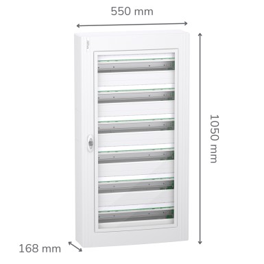 LVSXM624 - PrismaSeT XS Surf 6R24M Transp Door 1TB - Schneider Electric - PrismaSeT XS Surf 6R24M Transp Door 1TB - Schneider Electric - 1