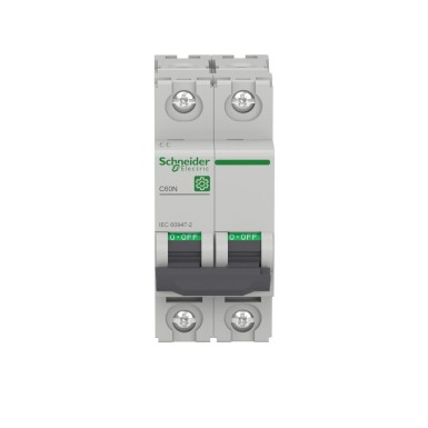 M9F10216 - Minikaitselüliti (MCB), Multi9 C60N, 2P, 16A, B-kõver, 10kA (IEC/EN 60947-2) - Schneider Electric - Minikaitselüliti (MCB), Multi9 C60N, 2P, 16A, B-kõver, 10kA (IEC/EN 60947-2) - Schneider Electric - 1