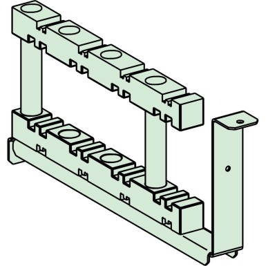 NSYBHS600 - Horisontaalne rööpa tugi kuni 3200 A 600 mm - Schneider Electric - Horisontaalne rööpa tugi kuni 3200 A 600 mm - Schneider Electric - 0