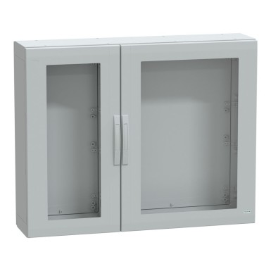 NSYPLA10123TG - Põrandal seisev polüesterkapp, Thalassa PLA, klaasitud uks, täielikult suletud, 1000x1250x320mm, IP65, IK08 - Schneider Electric - Põrandal seisev polüesterkapp, Thalassa PLA, klaasitud uks, täielikult suletud, 1000x1250x320mm, IP65, IK08 - Schneider Electric - 0