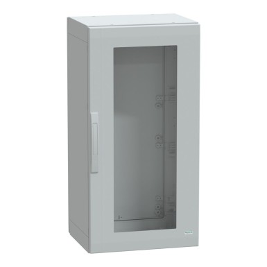 NSYPLA1054TG - Põrandal seisev polüesterkapp, Thalassa PLA, klaasitud uks, täielikult suletud, 1000x500x420mm, IP65, IK08 - Schneider Electric - Põrandal seisev polüesterkapp, Thalassa PLA, klaasitud uks, täielikult suletud, 1000x500x420mm, IP65, IK08 - Schneider Electric - 0