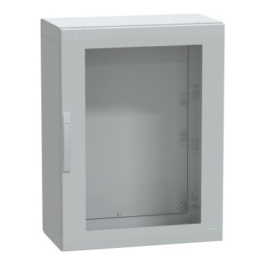 NSYPLA1074TG - Põrandal seisev polüesterkapp, Thalassa PLA, klaasitud uks, täielikult suletud, 1000x750x420mm, IP65, IK08 - Schneider Electric - Põrandal seisev polüesterkapp, Thalassa PLA, klaasitud uks, täielikult suletud, 1000x750x420mm, IP65, IK08 - Schneider Electric - 0