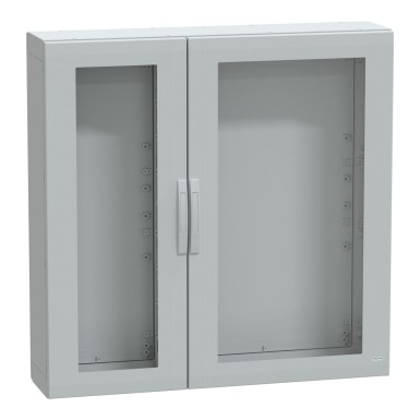 NSYPLA12123TG - Põrandal seisev polüesterkapp, Thalassa PLA, klaasitud uks, täielikult suletud, 1250x1250x320mm, IP65, IK08 - Schneider Electric - Põrandal seisev polüesterkapp, Thalassa PLA, klaasitud uks, täielikult suletud, 1250x1250x320mm, IP65, IK08 - Schneider Electric - 0