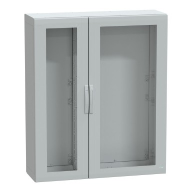 NSYPLA15124TG - Põrandal seisev polüesterkapp, Thalassa PLA, klaasitud uks, täielikult suletud, 1500x1250x420mm, IP65, IK08 - Schneider Electric - Põrandal seisev polüesterkapp, Thalassa PLA, klaasitud uks, täielikult suletud, 1500x1250x420mm, IP65, IK08 - Schneider Electric - 0