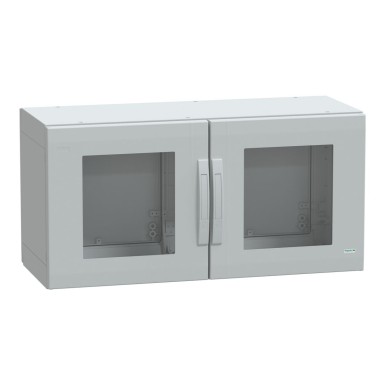 NSYPLA5104TG - Põrandal seisev polüesterkapp, Thalassa PLA, klaasitud uks, täielikult suletud, 500x1000x420mm, IP65, IK08 - Schneider Electric - Põrandal seisev polüesterkapp, Thalassa PLA, klaasitud uks, täielikult suletud, 500x1000x420mm, IP65, IK08 - Schneider Electric - 0