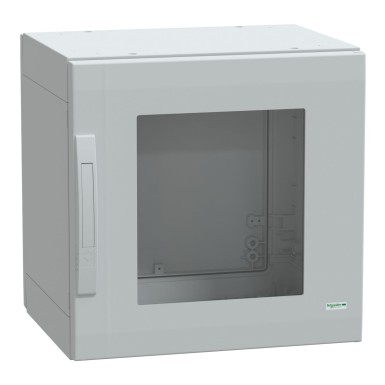 NSYPLA554TG - Põrandal seisev polüesterkapp, Thalassa PLA, klaasitud uks, täielikult suletud, 500x500x420mm, IP65, IK08 - Schneider Electric - Põrandal seisev polüesterkapp, Thalassa PLA, klaasitud uks, täielikult suletud, 500x500x420mm, IP65, IK08 - Schneider Electric - 0