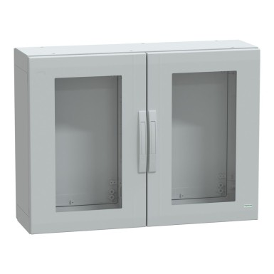 NSYPLA7103TG - Põrandal seisev polüesterkapp, Thalassa PLA, klaasitud uks, täielikult suletud, 750x1000x320mm, IP65, IK08 - Schneider Electric - Põrandal seisev polüesterkapp, Thalassa PLA, klaasitud uks, täielikult suletud, 750x1000x320mm, IP65, IK08 - Schneider Electric - 0