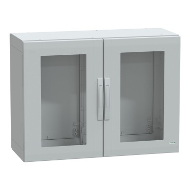 NSYPLA7104TG - Põrandal seisev polüesterkapp, Thalassa PLA, klaasitud uks, täielikult suletud, 750x1000x420mm, IP65, IK08 - Schneider Electric - Põrandal seisev polüesterkapp, Thalassa PLA, klaasitud uks, täielikult suletud, 750x1000x420mm, IP65, IK08 - Schneider Electric - 0