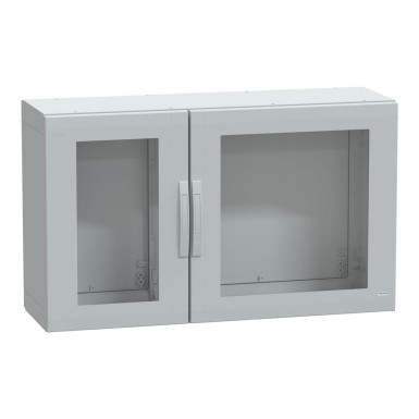 NSYPLA7124TG - Põrandal seisev polüesterkapp, Thalassa PLA, klaasitud uks, täielikult suletud, 750x1250x420mm, IP65, IK08 - Schneider Electric - Põrandal seisev polüesterkapp, Thalassa PLA, klaasitud uks, täielikult suletud, 750x1250x420mm, IP65, IK08 - Schneider Electric - 0