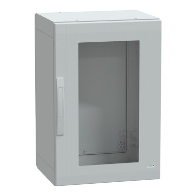 NSYPLA754TG - Põrandal seisev polüesterkapp, Thalassa PLA, klaasitud uks, täielikult suletud, 750x500x420mm, IP65, IK08 - Schneider Electric - Põrandal seisev polüesterkapp, Thalassa PLA, klaasitud uks, täielikult suletud, 750x500x420mm, IP65, IK08 - Schneider Electric - 0