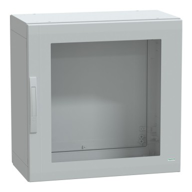 NSYPLA774TG - Põrandal seisev polüesterkapp, Thalassa PLA, klaasitud uks, täielikult suletud, 750x750x420mm, IP65, IK08 - Schneider Electric - Põrandal seisev polüesterkapp, Thalassa PLA, klaasitud uks, täielikult suletud, 750x750x420mm, IP65, IK08 - Schneider Electric - 0