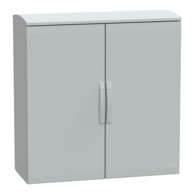 NSYPLAT10104G - Põrandal seisev polüesterkapp, Thalassa PLA, tavaline uks, ventileeritav katusealune, 1000x1000x420mm, IP44, IK10 - Schneider Electric - Põrandal seisev polüesterkapp, Thalassa PLA, tavaline uks, ventileeritav katusealune, 1000x1000x420mm, IP44, IK10 - Schneider Electric - 0