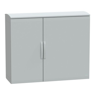 NSYPLAT10124G - Põrandal seisev polüesterkapp, Thalassa PLA, tavaline uks, ventileeritav varikatus, 1000x1250x420mm, IP44, IK10 - Schneider Electric - Põrandal seisev polüesterkapp, Thalassa PLA, tavaline uks, ventileeritav varikatus, 1000x1250x420mm, IP44, IK10 - Schneider Electric - 0