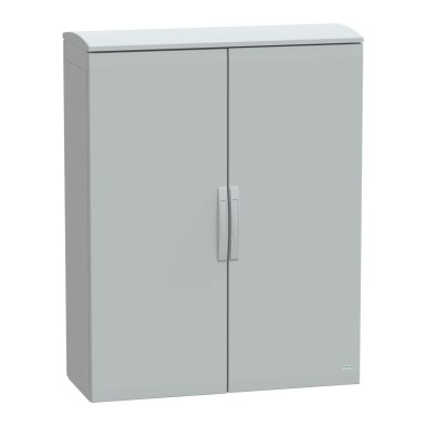 NSYPLAT12104G - Põrandal seisev polüesterkapp, Thalassa PLA, tavaline uks, ventileeritav varikatus, 1250x1000x420mm, IP44, IK10 - Schneider Electric - Põrandal seisev polüesterkapp, Thalassa PLA, tavaline uks, ventileeritav varikatus, 1250x1000x420mm, IP44, IK10 - Schneider Electric - 0