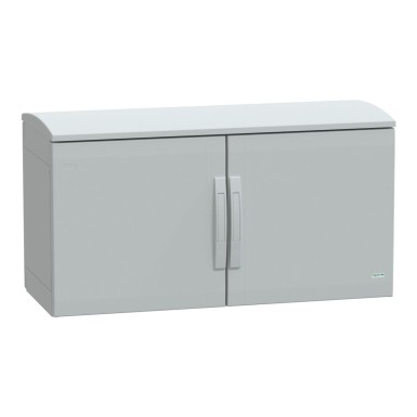 NSYPLAT5104G - Põrandal seisev polüesterkapp, Thalassa PLA, tavaline uks, ventileeritav katusealune, 500x1000x420mm, IP44, IK10 - Schneider Electric - Põrandal seisev polüesterkapp, Thalassa PLA, tavaline uks, ventileeritav katusealune, 500x1000x420mm, IP44, IK10 - Schneider Electric - 0