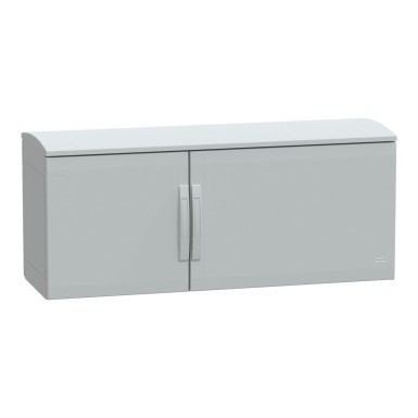 NSYPLAT5124G - Põrandal seisev polüesterkapp, Thalassa PLA, tavaline uks, ventileeritav varikatus, 500x1250x420mm, IP44, IK10 - Schneider Electric - Põrandal seisev polüesterkapp, Thalassa PLA, tavaline uks, ventileeritav varikatus, 500x1250x420mm, IP44, IK10 - Schneider Electric - 0