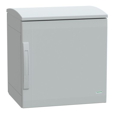 NSYPLAT554G - Põrandal seisev polüesterkapp, Thalassa PLA, tavaline uks, ventileeritav varikatus, 500x500x420mm, IP44, IK10 - Schneider Electric - Põrandal seisev polüesterkapp, Thalassa PLA, tavaline uks, ventileeritav varikatus, 500x500x420mm, IP44, IK10 - Schneider Electric - 0