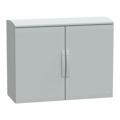 NSYPLAT7104G - Põrandal seisev polüesterkapp, Thalassa PLA, tavaline uks, ventileeritav varikatus, 750x1000x420mm, IP44, IK10 - Schneider Electric - Põrandal seisev polüesterkapp, Thalassa PLA, tavaline uks, ventileeritav varikatus, 750x1000x420mm, IP44, IK10 - Schneider Electric - 0