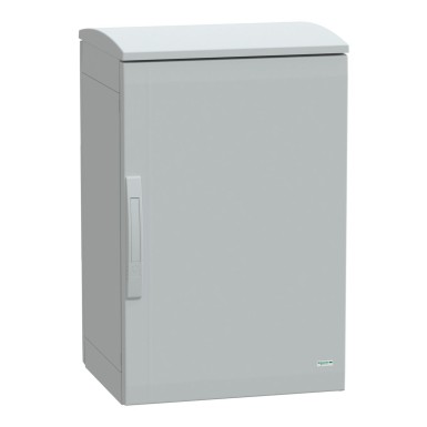 NSYPLAT754G - Põrandal seisev polüesterkapp, Thalassa PLA, tavaline uks, ventileeritav varikatus, 750x500x420mm, IP44, IK10 - Schneider Electric - Põrandal seisev polüesterkapp, Thalassa PLA, tavaline uks, ventileeritav varikatus, 750x500x420mm, IP44, IK10 - Schneider Electric - 0