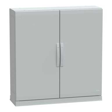 NSYPLAZ10103G - Põrandal seisev polüesterkapp, Thalassa PLA, tavaline uks, avatud põhi, 1000x1000x320mm, IP54, IK10 - Schneider Electric - Põrandal seisev polüesterkapp, Thalassa PLA, tavaline uks, avatud põhi, 1000x1000x320mm, IP54, IK10 - Schneider Electric - 0