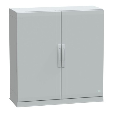 NSYPLAZ10104G - Põrandal seisev polüesterkapp, Thalassa PLA, tavaline uks, avatud põhi, 1000x1000x420mm, IP54, IK10 - Schneider Electric - Põrandal seisev polüesterkapp, Thalassa PLA, tavaline uks, avatud põhi, 1000x1000x420mm, IP54, IK10 - Schneider Electric - 0