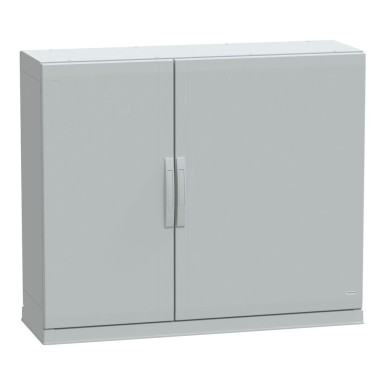 NSYPLAZ10124G - Põrandal seisev polüesterkapp, Thalassa PLA, tavaline uks, avatud põhi, 1000x1250x420mm, IP54, IK10 - Schneider Electric - Põrandal seisev polüesterkapp, Thalassa PLA, tavaline uks, avatud põhi, 1000x1250x420mm, IP54, IK10 - Schneider Electric - 0