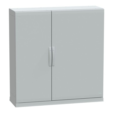 NSYPLAZ12124G - Põrandal seisev polüesterkapp, Thalassa PLA, tavaline uks, avatud põhi, 1250x1250x420mm, IP54, IK10 - Schneider Electric - Põrandal seisev polüesterkapp, Thalassa PLA, tavaline uks, avatud põhi, 1250x1250x420mm, IP54, IK10 - Schneider Electric - 0