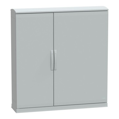 NSYPLAZT12123G - Põrandal seisev polüesterkapp, Thalassa PLA, avatud põhi, ventileeritav varikatus, 1250x1250x320mm, IP44, IK10 - Schneider Electric - Põrandal seisev polüesterkapp, Thalassa PLA, avatud põhi, ventileeritav varikatus, 1250x1250x320mm, IP44, IK10 - Schneider Electric - 0