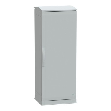 NSYPLAZT1254G - Põrandal seisev polüesterkapp, Thalassa PLA, avatud põhi, ventileeritav varikatus, 1250x500x420mm, IP44, IK10 - Schneider Electric - Põrandal seisev polüesterkapp, Thalassa PLA, avatud põhi, ventileeritav varikatus, 1250x500x420mm, IP44, IK10 - Schneider Electric - 0