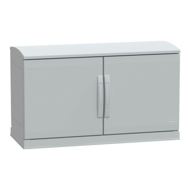 NSYPLAZT5104G - Põrandal seisev polüesterkapp, Thalassa PLA, avatud põhi, ventileeritav varikatus, 500x1000x420mm, IP44, IK10 - Schneider Electric - Põrandal seisev polüesterkapp, Thalassa PLA, avatud põhi, ventileeritav varikatus, 500x1000x420mm, IP44, IK10 - Schneider Electric - 0