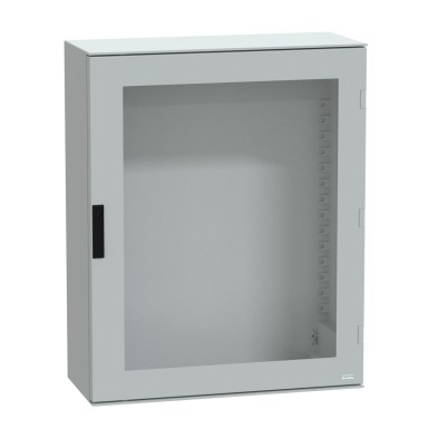 NSYPLM108TG - Seinale paigaldatav polüesterkapp, Thalassa PLM, klaasitud uks, 1056x852x350mm, IP66, IK08, RAL 7035 - Schneider Electric - Seinale paigaldatav polüesterkapp, Thalassa PLM, klaasitud uks, 1056x852x350mm, IP66, IK08, RAL 7035 - Schneider Electric - 0