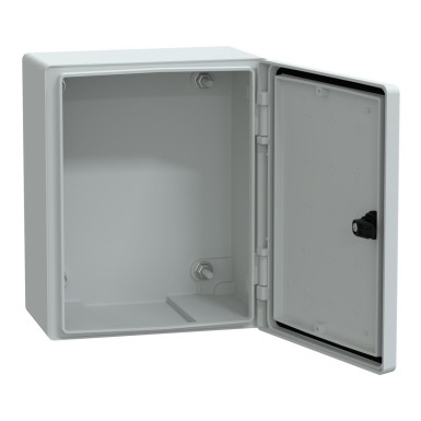 NSYPLM3025G - Seinale paigaldatav polüesterkapp, Thalassa PLM, tavaline uks, 308x255x160mm, IP66, IK10, RAL 7035 - Schneider Electric - Seinale paigaldatav polüesterkapp, Thalassa PLM, tavaline uks, 308x255x160mm, IP66, IK10, RAL 7035 - Schneider Electric - 1