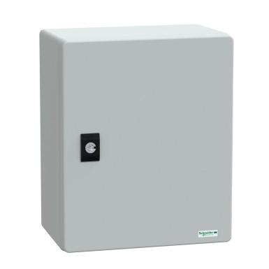 NSYPLM3025PG - Seinale paigaldatav polüesterkapp, Thalassa PLM, tavaline uks, metallplaadiga, 308x255x160mm, IP66, IK10, RAL 7035 - Schneider Electric - Seinale paigaldatav polüesterkapp, Thalassa PLM, tavaline uks, metallplaadiga, 308x255x160mm, IP66, IK10, RAL 7035 - Schneider Electric - 0