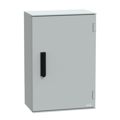 NSYPLM64VG - Seinale paigaldatav polüesterkapp, Thalassa PLM, tavaline uks, käepidemega, 647x436x250mm, IP66, IK10, RAL 7035 - Schneider Electric - Seinale paigaldatav polüesterkapp, Thalassa PLM, tavaline uks, käepidemega, 647x436x250mm, IP66, IK10, RAL 7035 - Schneider Electric - 0