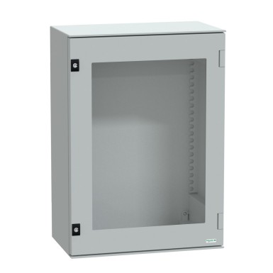 NSYPLM75TG - Seinale paigaldatav polüesterkapp, Thalassa PLM, klaasitud uks, 747x536x300mm, IP66, IK08, RAL 7035 - Schneider Electric - Seinale paigaldatav polüesterkapp, Thalassa PLM, klaasitud uks, 747x536x300mm, IP66, IK08, RAL 7035 - Schneider Electric - 0