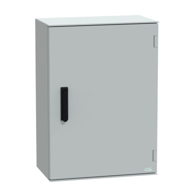 NSYPLM75VG - Seinale paigaldatav polüesterkapp, Thalassa PLM, tavaline uks, käepidemega, 747x536x300mm, IP66, IK10, RAL 7035 - Schneider Electric - Seinale paigaldatav polüesterkapp, Thalassa PLM, tavaline uks, käepidemega, 747x536x300mm, IP66, IK10, RAL 7035 - Schneider Electric - 0