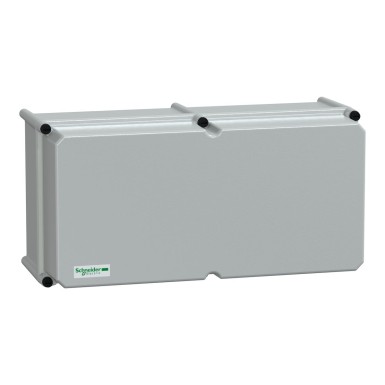 NSYPLSC2754AG - PLS-karp, polüestrist tagakülg, läbipaistmatu PC-kate IP66 27x54x23cm - Schneider Electric - PLS-karp, polüestrist tagakülg, läbipaistmatu PC-kate IP66 27x54x23cm - Schneider Electric - 0