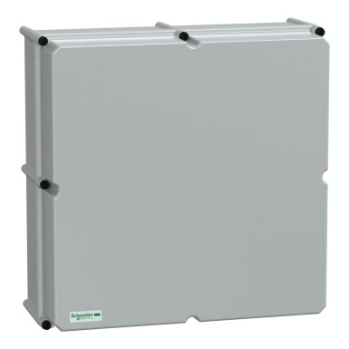 NSYPLSC5454AG - PLS-karp, polüestrist tagakülg, läbipaistmatu PC-kate IP66 54x54x23cm - Schneider Electric - PLS-karp, polüestrist tagakülg, läbipaistmatu PC-kate IP66 54x54x23cm - Schneider Electric - 0