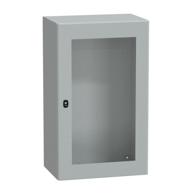 NSYS3D10640T - Seinale paigaldatav teraskapp, Spacial S3D, läbipaistev uks, ilma paigaldusplaadita, 1000x600x400mm, IP66, IK08 - Schneider Electric - Seinale paigaldatav teraskapp, Spacial S3D, läbipaistev uks, ilma paigaldusplaadita, 1000x600x400mm, IP66, IK08 - Schneider Electric - 0