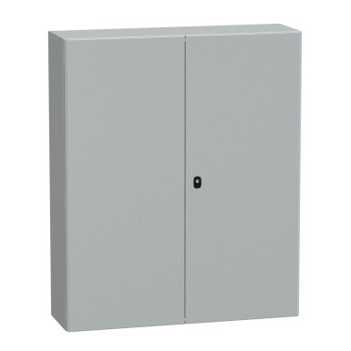 NSYS3D121030D - Seinale paigaldatav teraskapp, Spacial S3D, kahekordne tavaline uks, ilma paigaldusplaadita, 1200x1000x300mm, IP55, IK10 - Schneider Electric - Seinale paigaldatav teraskapp, Spacial S3D, kahekordne tavaline uks, ilma paigaldusplaadita, 1200x1000x300mm, IP55, IK10 - Schneider Electric - 0