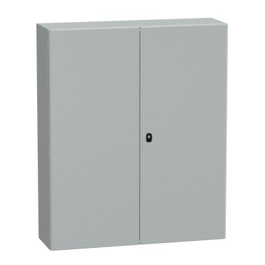 NSYS3D121030DP - Seinale paigaldatav teraskapp, Spacial S3D, kahekordne tavaline uks, paigaldusplaadiga, 1200x1000x300mm, IP55, IK10 - Schneider Electric - Seinale paigaldatav teraskapp, Spacial S3D, kahekordne tavaline uks, paigaldusplaadiga, 1200x1000x300mm, IP55, IK10 - Schneider Electric - 0