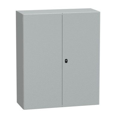 NSYS3D121040D - Seinale paigaldatav teraskapp, Spacial S3D, kahekordne tavaline uks, ilma paigaldusplaadita, 1200x1000x400mm, IP55, IK10 - Schneider Electric - Seinale paigaldatav teraskapp, Spacial S3D, kahekordne tavaline uks, ilma paigaldusplaadita, 1200x1000x400mm, IP55, IK10 - Schneider Electric - 0