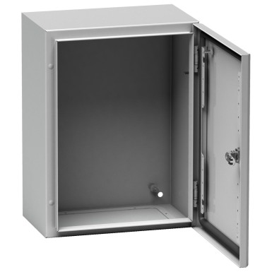 NSYS3D4420 - Seinale paigaldatav teraskapp, Spacial S3D, tavaline uks, ilma kinnitusplaadita, 400x400x200mm, IP66, IK10 - Schneider Electric - Seinale paigaldatav teraskapp, Spacial S3D, tavaline uks, ilma kinnitusplaadita, 400x400x200mm, IP66, IK10 - Schneider Electric - 1